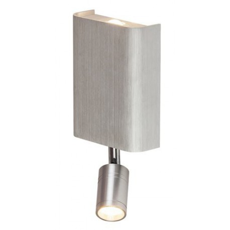 Rabalux 6540 - Benett nástenné svietidlo LED 2x 3W kartáčovaný hliník/kartáčovaný hliník