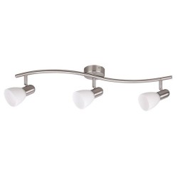 Rabalux 6303 - Soma bodové svietidlo E14 3x MAX 40W sklo saténová chrómová/biela