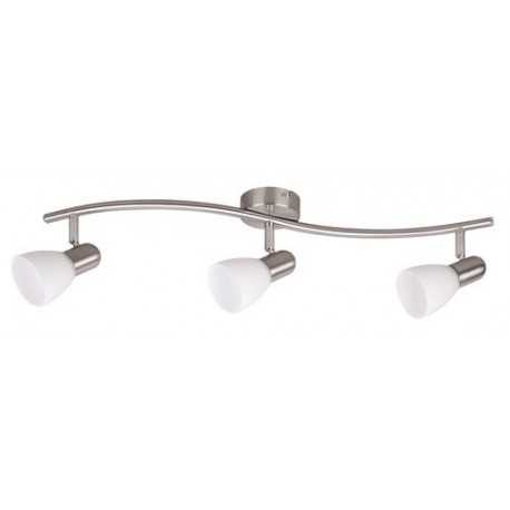 Rabalux 6303 - Soma bodové svietidlo E14 3x MAX 40W sklo saténová chrómová/biela