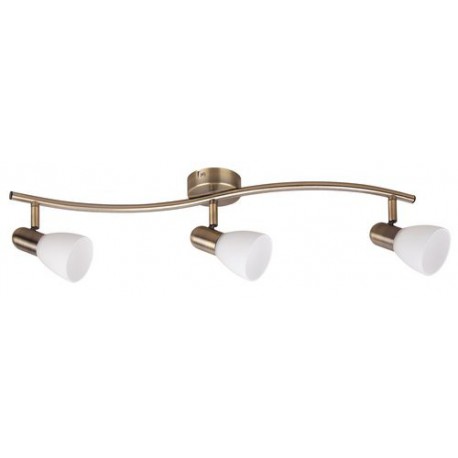 Rabalux 6308 - Soma bodové svietidlo E14 3x MAX 40W sklo bronzová/biela