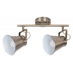 Rabalux 6517 - Martina bodové svietidlo E27 2x MAX 60W kovové bronzová/bronzová