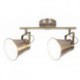 Rabalux 6517 - Martina bodové svietidlo E27 2x MAX 60W kovové bronzová/bronzová