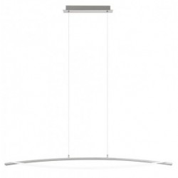 Rabalux 2220 - Ulla závesné svietidlo LED 19,2W umelá hmota chrómová/biela