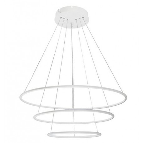Rabalux 2545 - Donatella závesné svietidlo LED 95W umelá hmota biela/biela