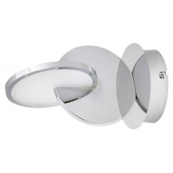 Rabalux 5668 - Assana nástenné svietidlo LED 7W kovové chrómová/opálové sklo