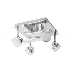 Rabalux 5638 - Padma bodové svietidlo LED 4X 5W+12W umelá hmota chrómová/kryštál