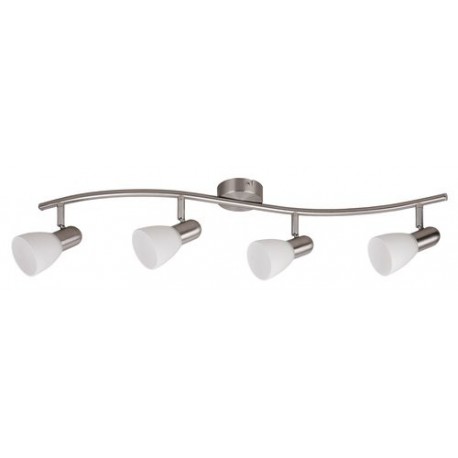 Rabalux 6304 - Soma bodové svietidlo E14 4x MAX 40W sklo saténová chrómová/biela