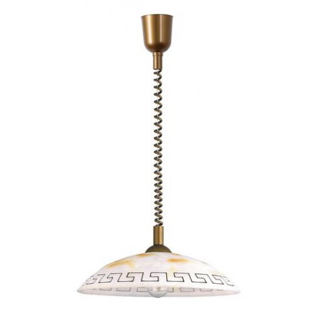 Rabalux 7640 - Etrusco závesné svietidlo E27 1x MAX 60W sklo biele alabastrové sklo/biele alabastrové sklo