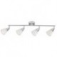 Rabalux 6770 - Nicolette bodové svietidlo E14 4x MAX 40W sklo chrómová/biela