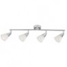 Rabalux 6770 - Nicolette bodové svietidlo E14 4x MAX 40W sklo chrómová/biela