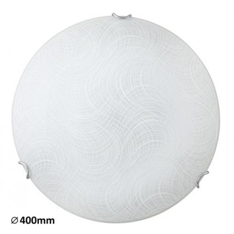 Rabalux 3231 - Tanner stropné svietidlo LED 18W sklo biela vzorovaná/biela