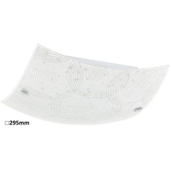 Rabalux 3237 - Andra stropné svietidlo LED 12W sklo biela vzorovaná/biela