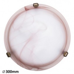 Rabalux 3253 - Alabastro stropné svietidlo E27 1x MAX 60W sklo tabak-alabaster sklo/tabak-alabaster sklo