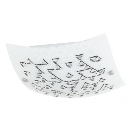 Rabalux 3286 - Angie stropné svietidlo E27 1x MAX 60W sklo biela/čierna