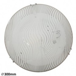 Rabalux 3287 - Beverly stropné svietidlo E27 1x MAX 60W sklo biela/biela