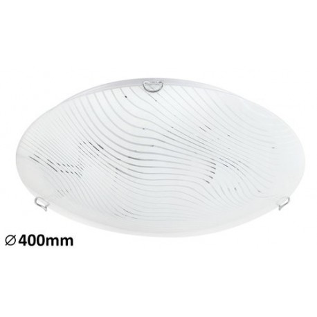 Rabalux 3288 - Beverly stropné svietidlo E27 2x MAX 60W sklo biela/biela