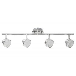 Rabalux 5639 - Padma bodové svietidlo LED 4x 5W umelá hmota chrómová/kryštál