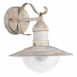 Rabalux 8681 - Oslo vonkajšie nástenné svietidlo E27 1x MAX 60W umelá hmota antická biela/priehľadná