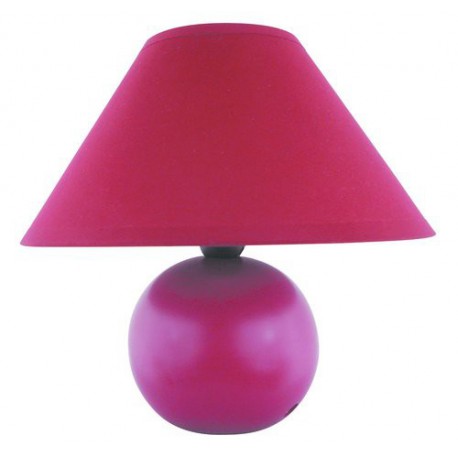 Rabalux 4906 - Ariel nočná lampa E14 1x MAX 40W textil čerešňa/čerešňa