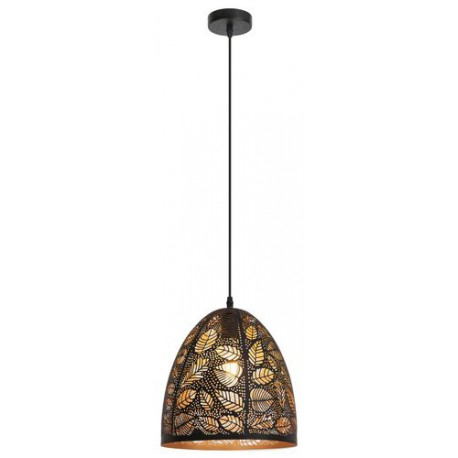Rabalux 2277 - Manorca závesné svietidlo E27 1x MAX 40W kovové čierna/čierna