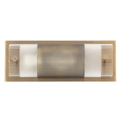 Rabalux 3551 - Periodic nástenné svietidlo E14 1x MAX 40W sklo bronzová/opálové sklo