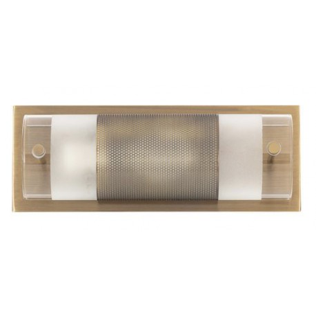 Rabalux 3551 - Periodic nástenné svietidlo E14 1x MAX 40W sklo bronzová/opálové sklo