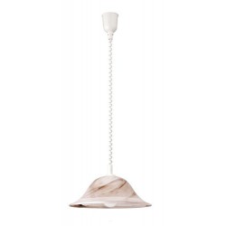 Rabalux 3954 - Alabastro závesné svietidlo E27 1x MAX 60W sklo tabak-alabaster sklo/tabak-alabaster sklo