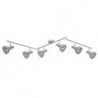Rabalux 5562 - Holly bodové svietidlo E14 6x MAX 40W sklo chrómová/dymová
