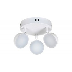 Rabalux 5624 - Hedwig bodové svietidlo LED 3x 4W umelá hmota matná biela/matná biela