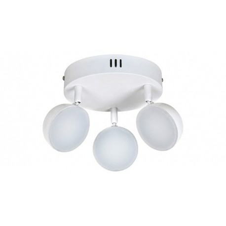 Rabalux 5624 - Hedwig bodové svietidlo LED 3x 4W umelá hmota matná biela/matná biela