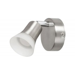 Rabalux 5626 - Riley bodové svietidlo LED 4W umelá hmota saténová chrómová/opálové sklo