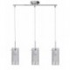 Rabalux 6380 - Florence závesné svietidlo E14 3x MAX 40W sklo chrómová/opálové sklo