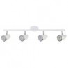 Rabalux 6669 - Karen bodové svietidlo LED 4x 4W teplá biela umelá hmota biela/biela