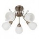 Rabalux 7045 - Susan stropné svietidlo E27 5x MAX 60W sklo bronzová/biela