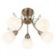 Rabalux 7045 - Susan stropné svietidlo E27 5x MAX 60W sklo bronzová/biela