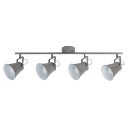 Rabalux 6688 - Martina bodové svietidlo E27 4x MAX 60W kovové šedá/šedá