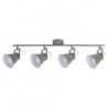 Rabalux 6688 - Martina bodové svietidlo E27 4x MAX 60W kovové šedá/šedá
