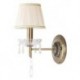 Rabalux 7278 - Claudia nástenné svietidlo E14 1x MAX 40W textil bronzová/biela
