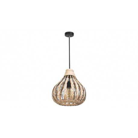Rabalux 7604 - Zahara závesné svietidlo E27 1x MAX 40W Ratan prírodná/prírodná