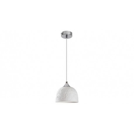 Rabalux 7606 - Rosalie závesné svietidlo E27 1x MAX 40W keramika biela/biela