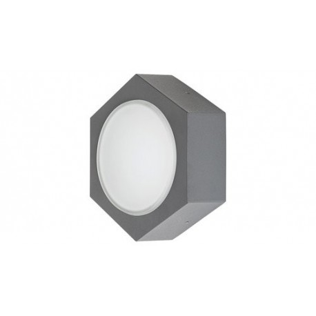 Rabalux 7964 - Avola vonkajšie nástenné svietidlo LED 9W sklo antracit