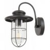 Rabalux 8069 - Pavia vonkajšie nástenné svietidlo E27 1x MAX 60W sklo matná čierna/priehľadná
