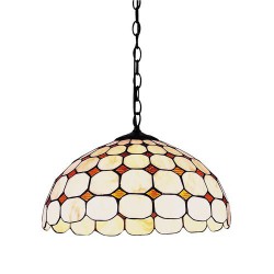 Rabalux 8076 - Marvel luster E27 2x MAX 60W tiffany sklo bronzová/viacfarebná