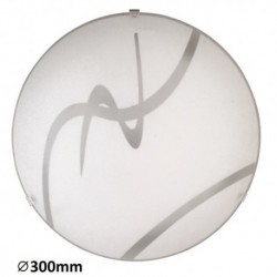 Rabalux 3445 - Soley LED stropné svietidlo LED 12W sklo biela/biela vzorovaná