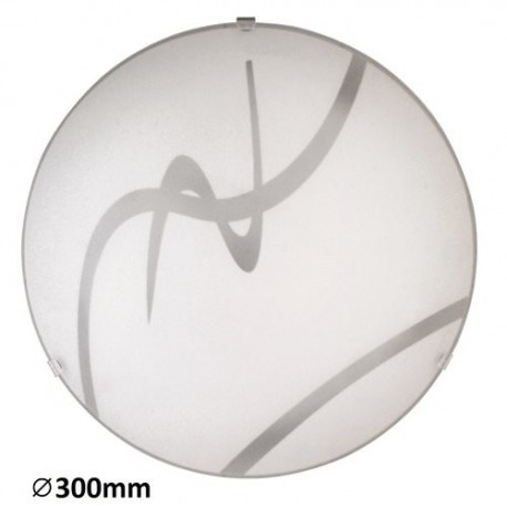 Rabalux 3445 - Soley LED stropné svietidlo LED 12W sklo biela/biela vzorovaná