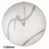 Rabalux 3445 - Soley LED stropné svietidlo LED 12W teplá biela sklo biela/biela vzorovaná