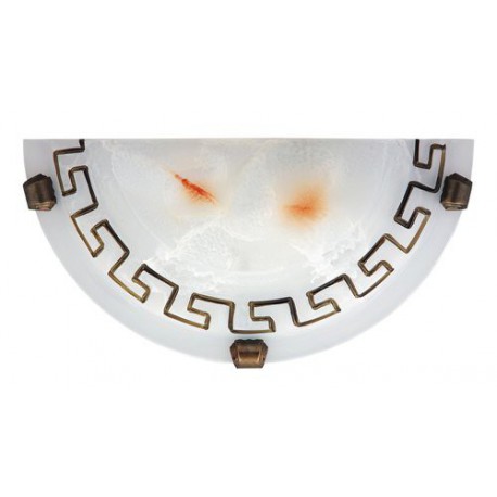 Rabalux 7647 - Etrusco nástenné svietidlo E27 1x MAX 60W sklo biele alabastrové sklo/biele alabastrové sklo