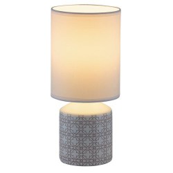 Rabalux 4400 - Sophie nočná lampa E14 1x MAX 40W textil biela/biela