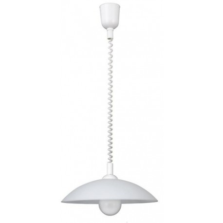Rabalux 4780 - Round závesné svietidlo E27 1x MAX 60W sklo biela/biela