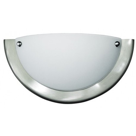 Rabalux 5181 - Ufo nástenné svietidlo E27 1x MAX 60W sklo saténová chrómová/biela